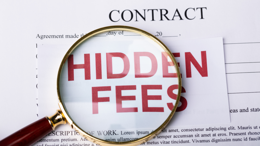 Loan processing fees and hidden charges in India